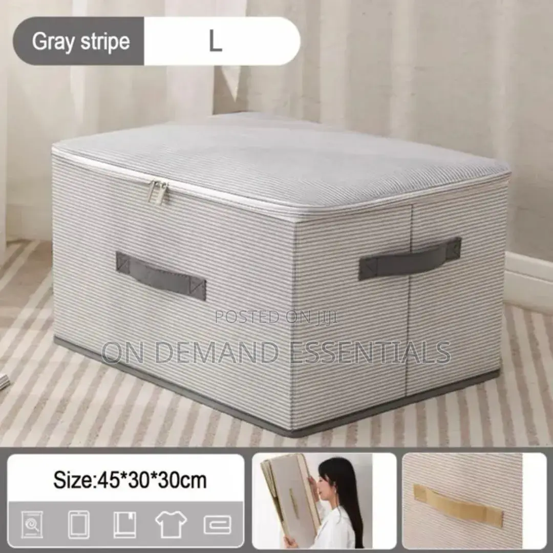 Large Capacity Collapsible Zipper Storage Box