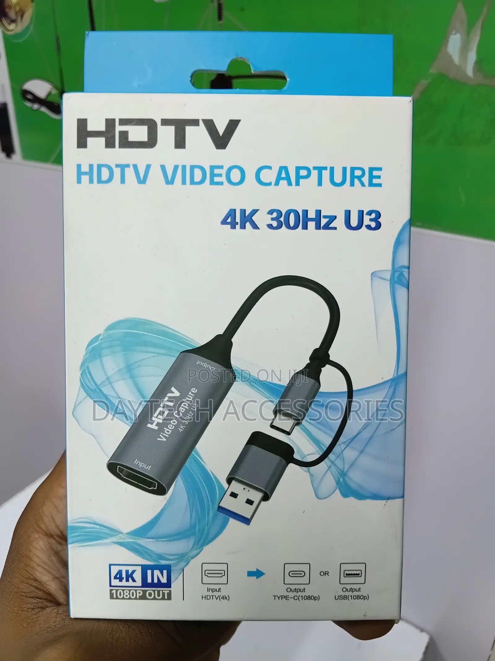  USB 3.0 / Type C to HDMI (Female) Video Capture Card.