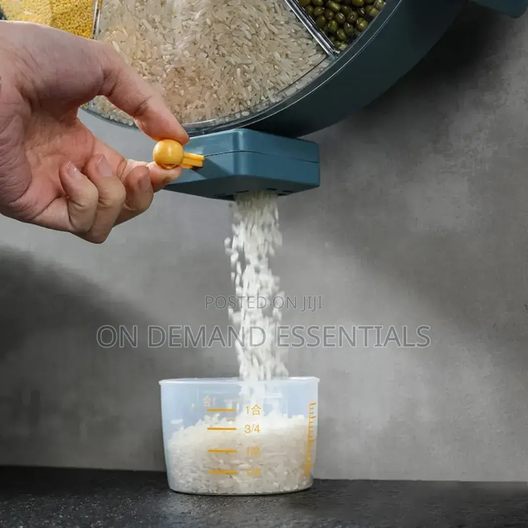 6 Grid Rotating Cereal Dispenser