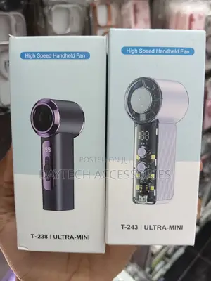VoltEra Turbo High-Speed Handheld Fans.