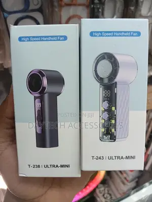 VoltEra Turbo High-Speed Handheld Fans.