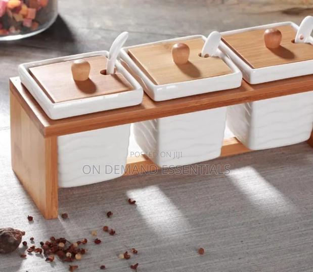 3pcs Ceramic Canister Set - thumbnail 3