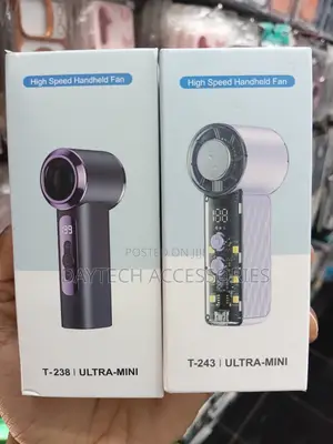 Portable Handheld Fan High-Speed Mini Fan With LED Display.