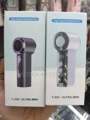 Portable Handheld Fan High-Speed Mini Fan With LED Display.