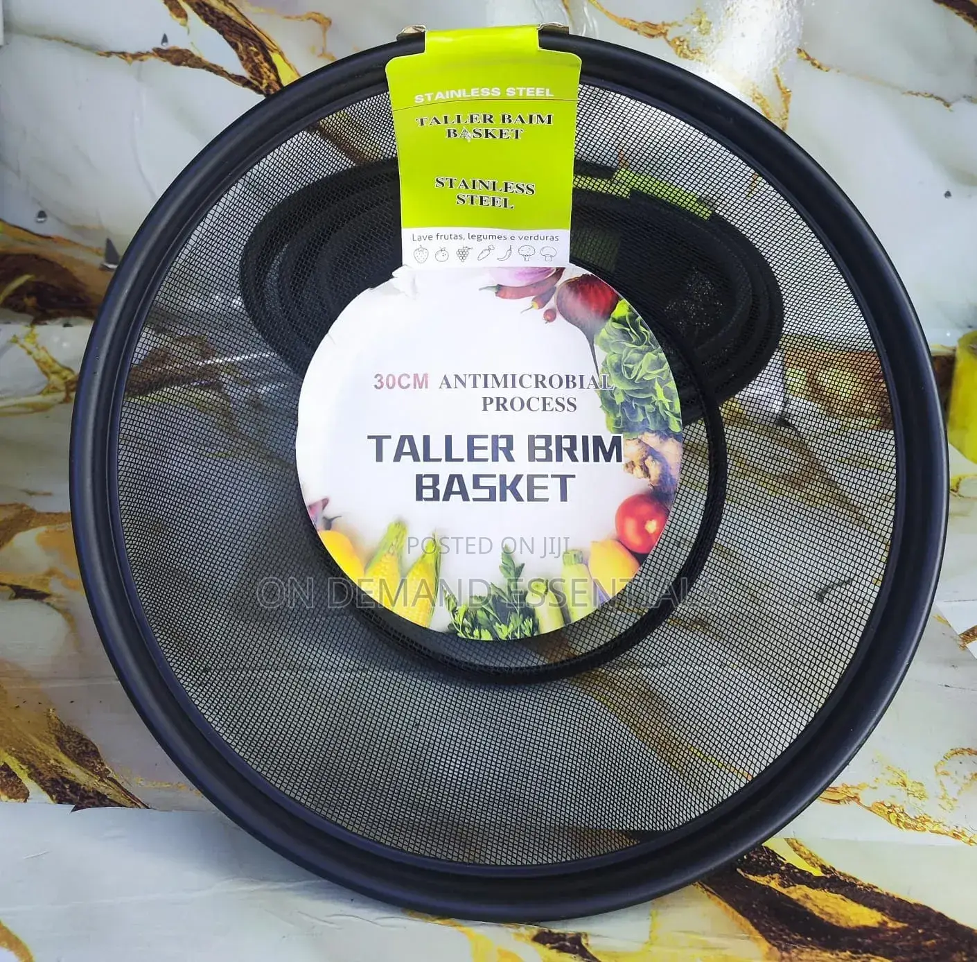 Taller Brim Mesh Strainer Basket