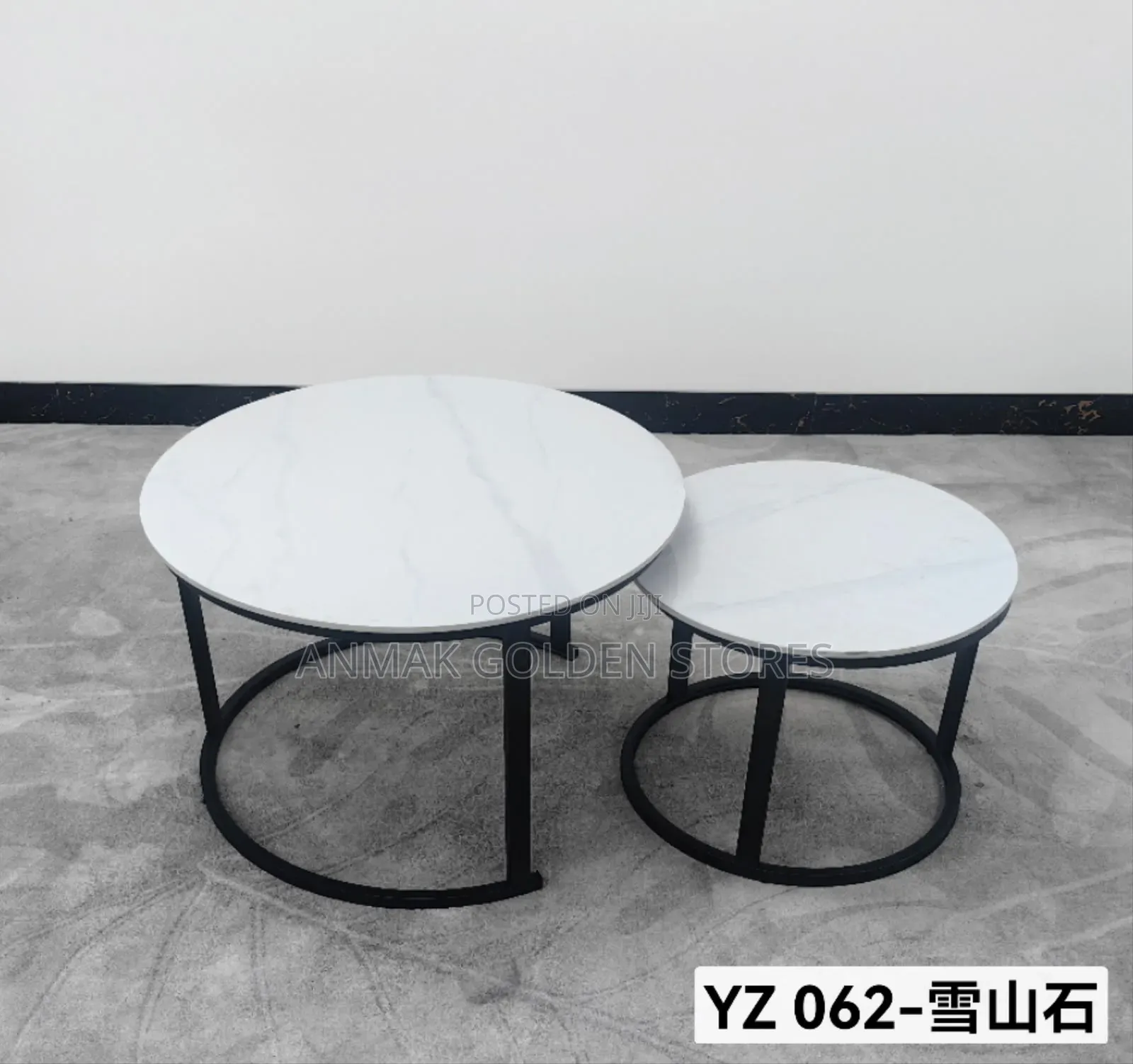 Marble Nesting Coffee Table Black YZ-062