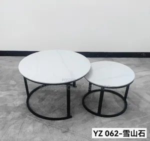 Marble Nesting Coffee Table Black YZ-062