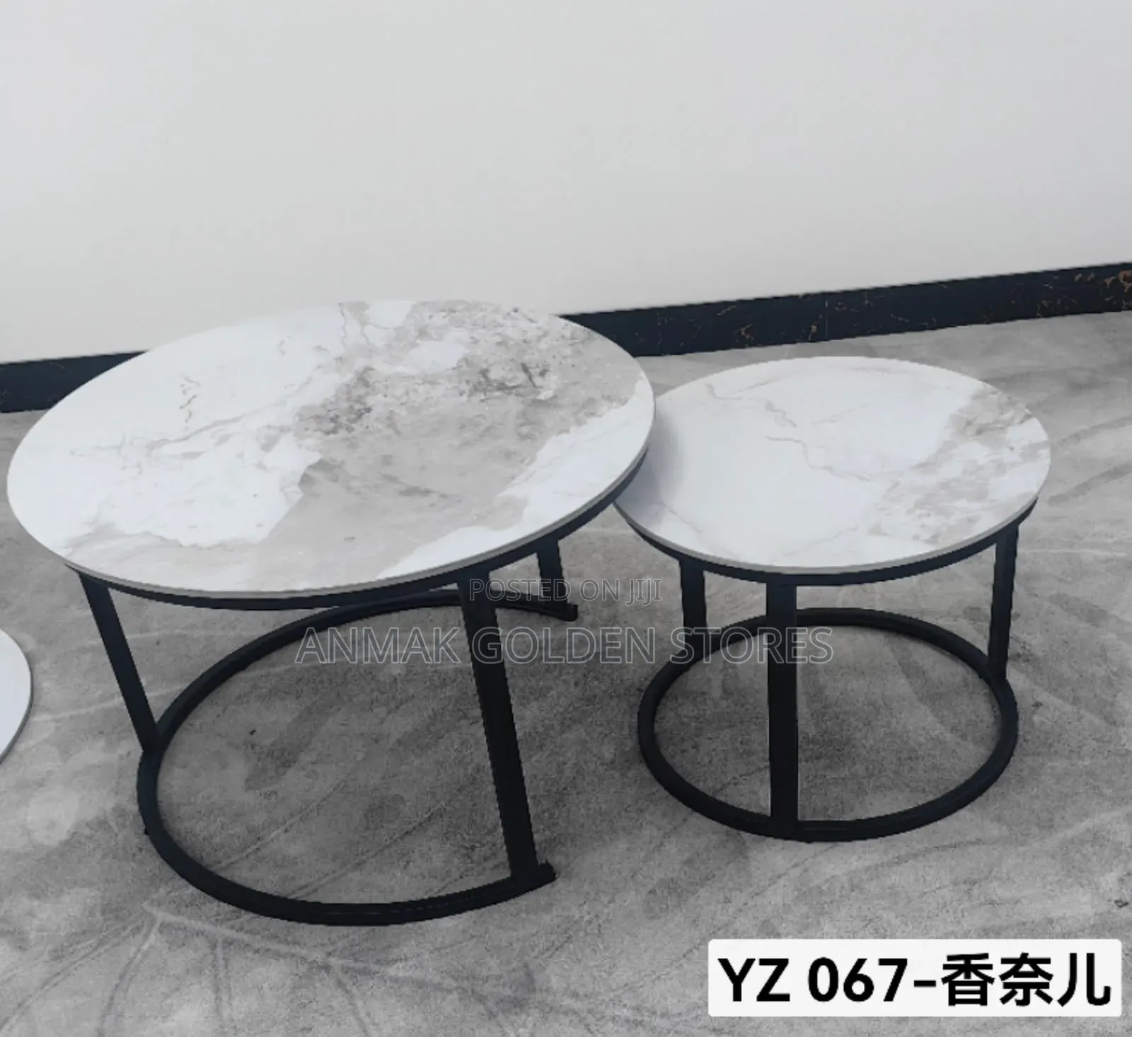 Marble Nesting Coffee Black YZ-067