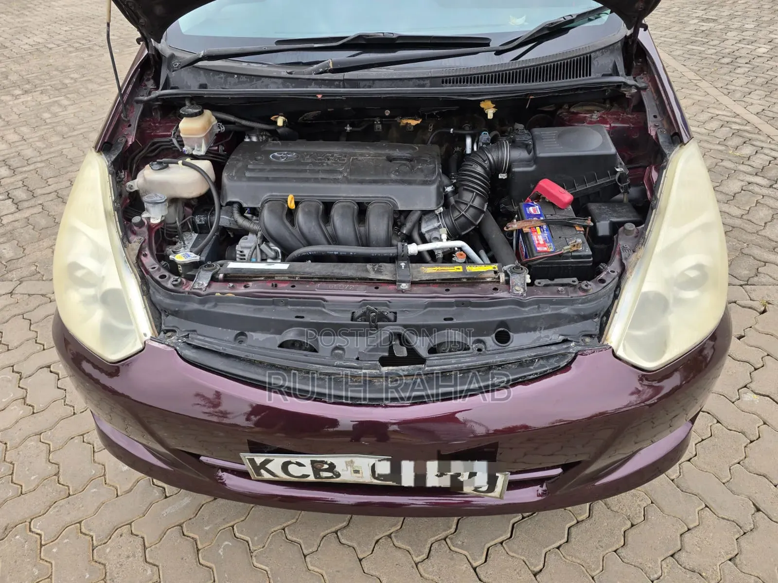 Toyota Wish 2008 Maroon