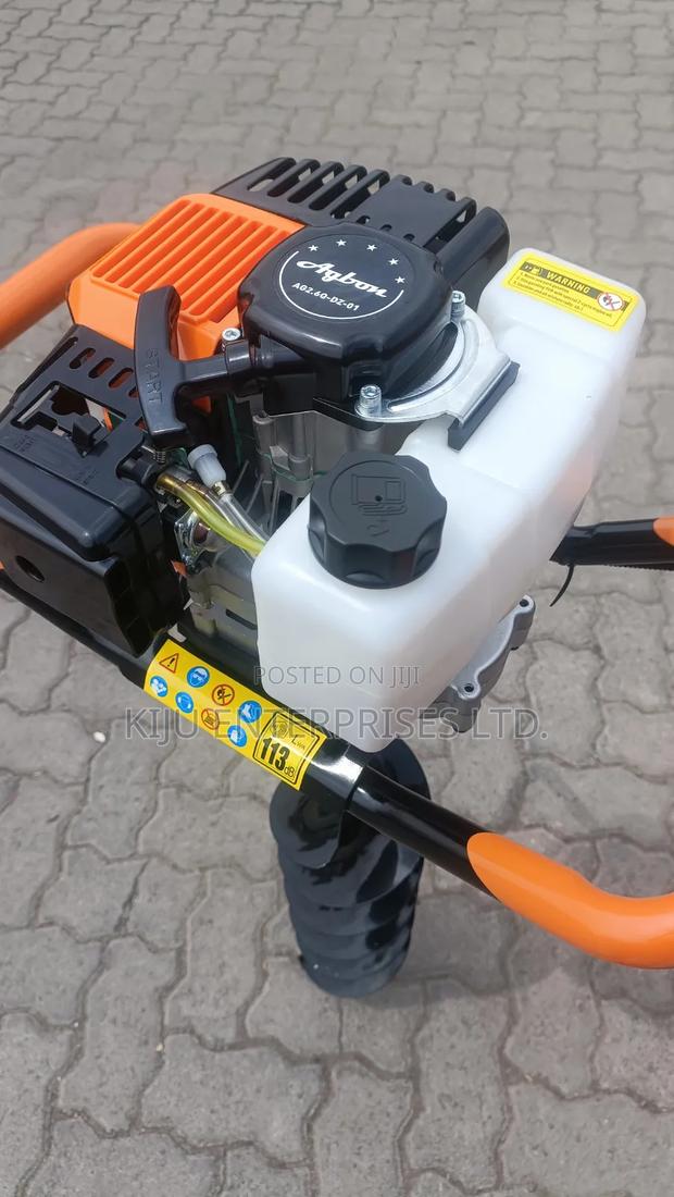 Agbon Petrol Earth Auger – 2-Stroke Post Hole Digger With Drill Bit - thumbnail 3