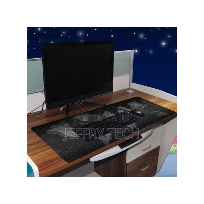 World Map Pattern Design Mouse Pad Computer Keyboard Desk Mousepad