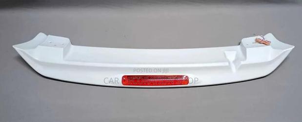 Prado 120 Spoiler Smooths Rear Wind Drag at Highway Speeds