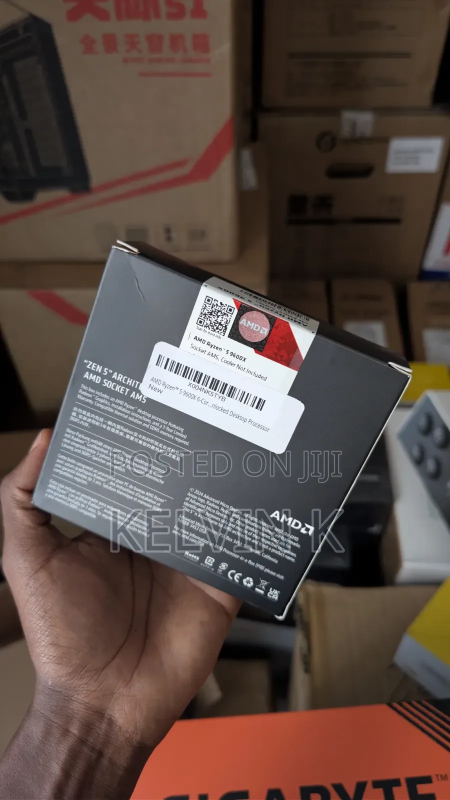 AMD Ryzen 5 9600x 6 Core 12 Thread CPU Processor Am5