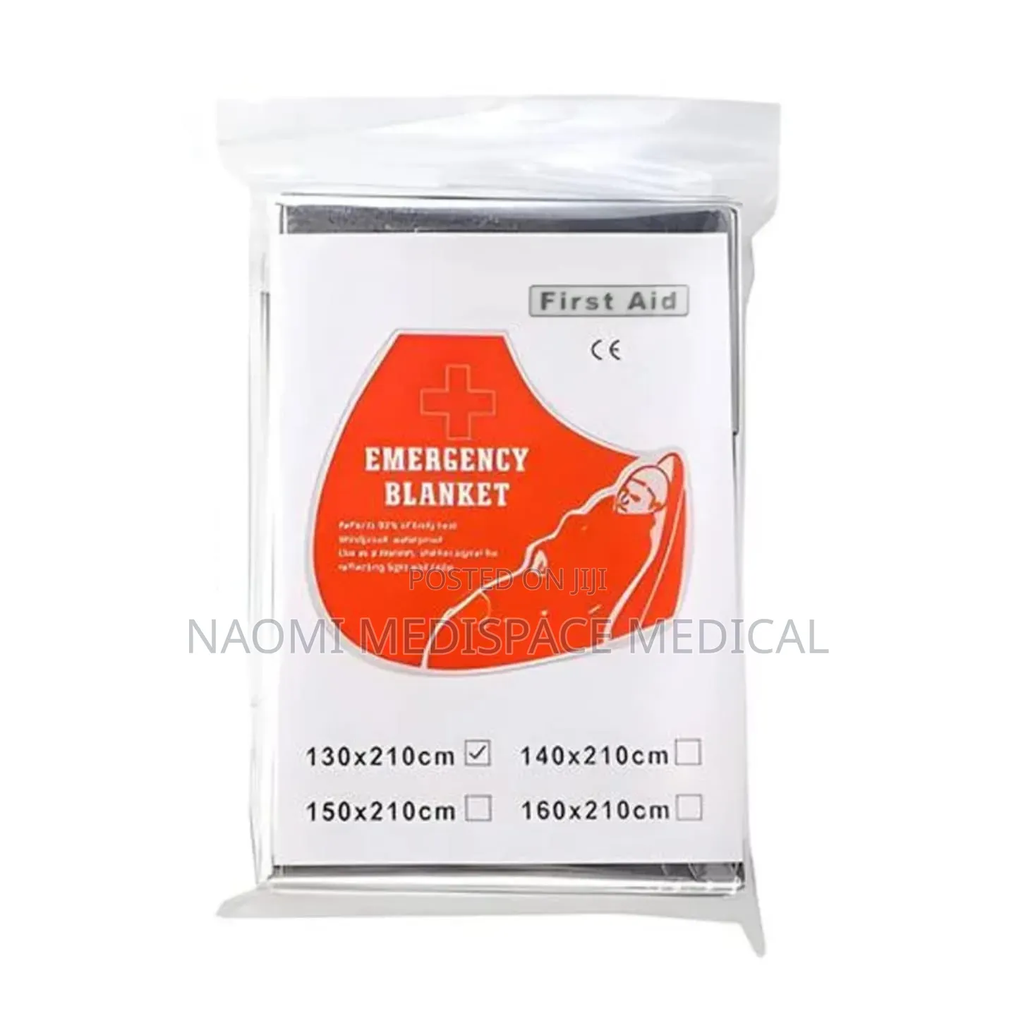 Disposable Emergency Fire Blanket 130cm×210cm( Minimum of 10pcs)