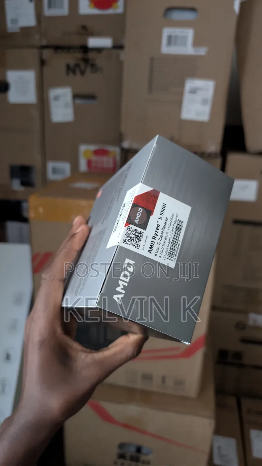 AMD Ryzen 5 5500 Boxed CPU Processor Am4