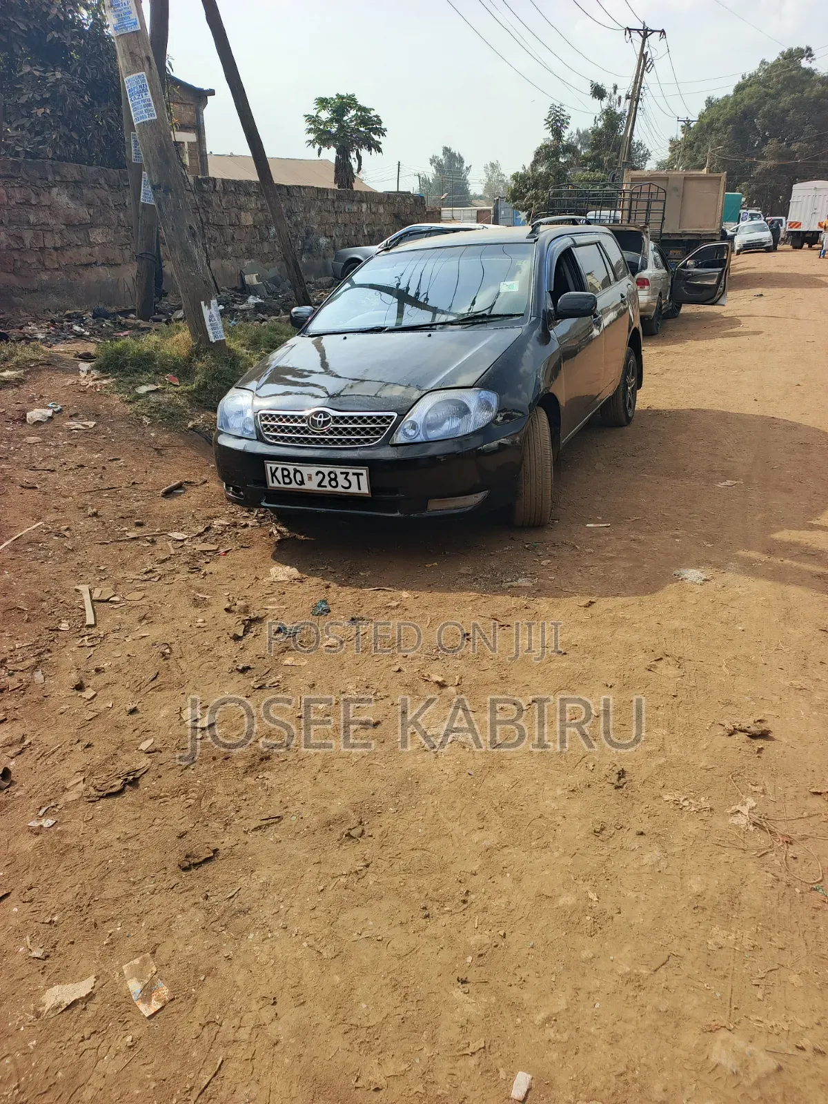 Toyota Corolla Fielder 2004 Black