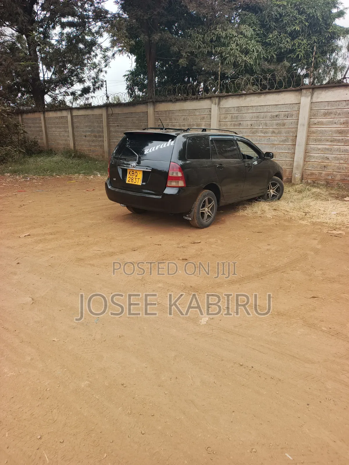 Toyota Corolla Fielder 2004 Black