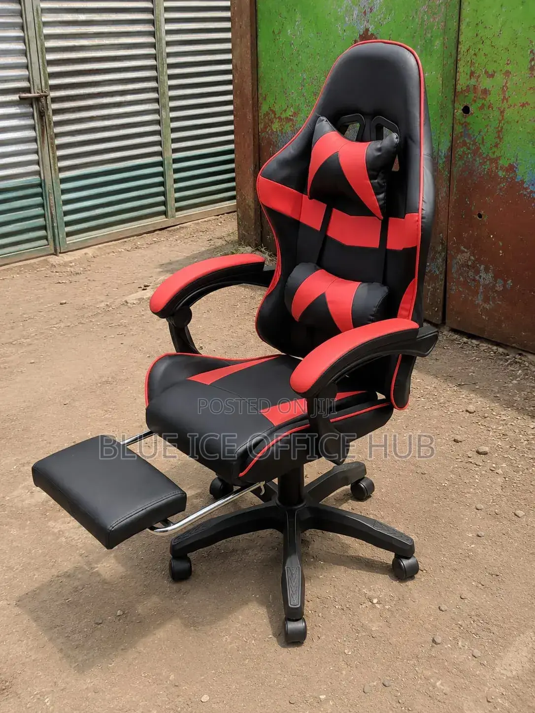 Comfort Gaming Seat With Footrest