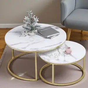 Luxury Marble Coffee Table Nesting Set for Modern Apartments