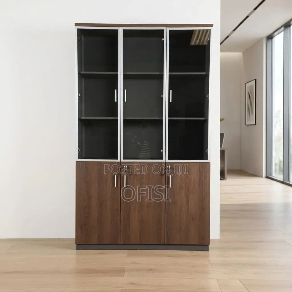 Office Cabinet; 3-Door Advance Wooden Office Cabinet