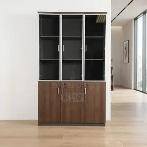 Office Cabinet; 3-Door Advance Wooden Office Cabinet