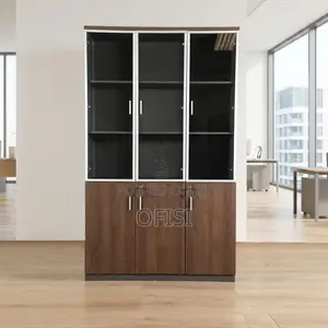 Office Cabinet; 3-Door Advance Wooden Office Cabinet