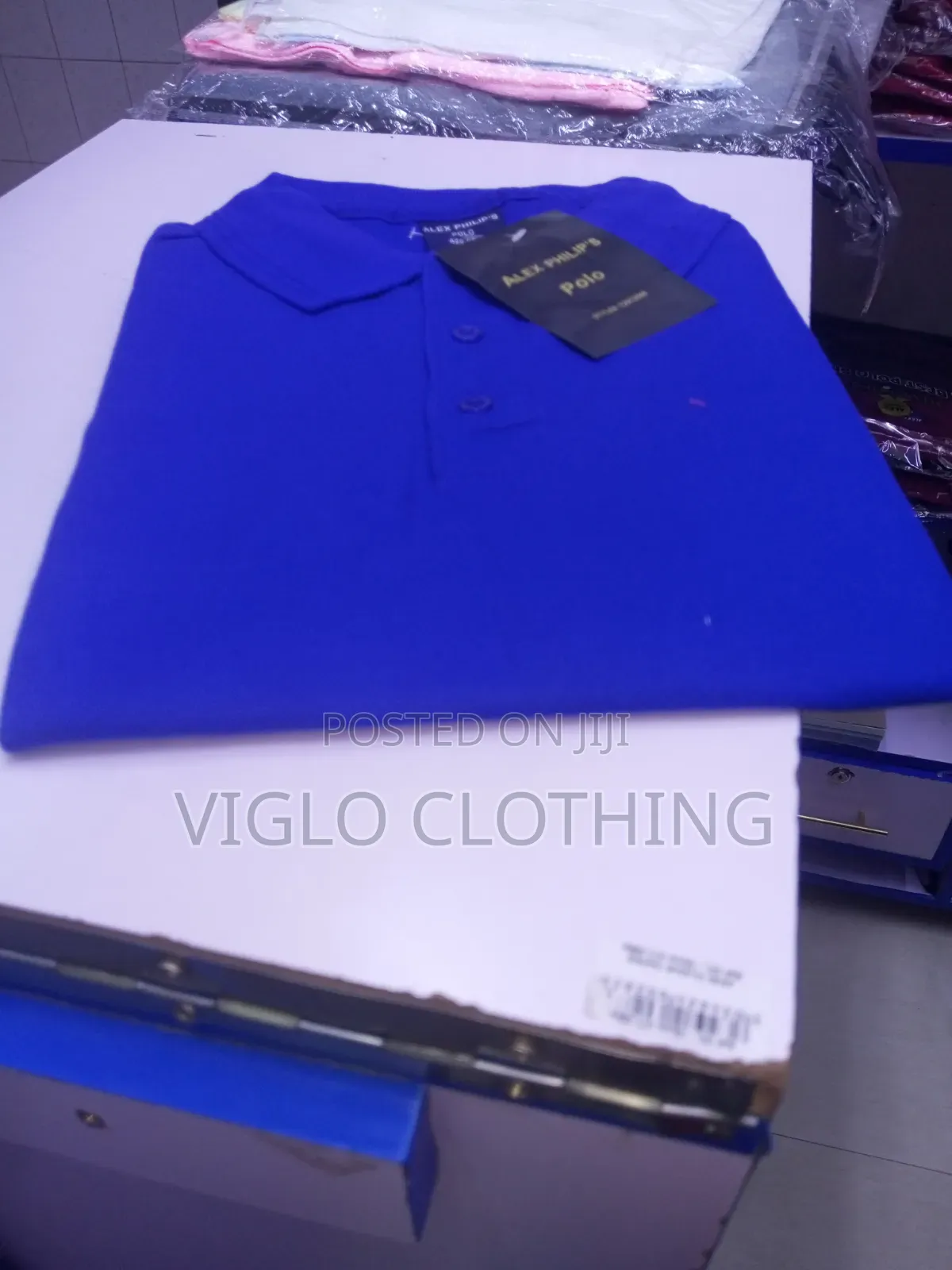Plain Dark Blue Poloshirts