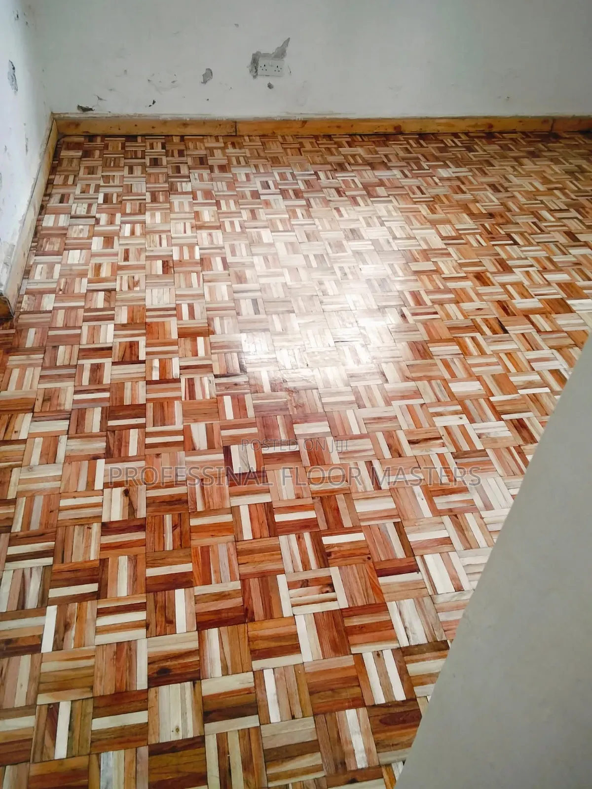 Black Wooden Floor Parquet