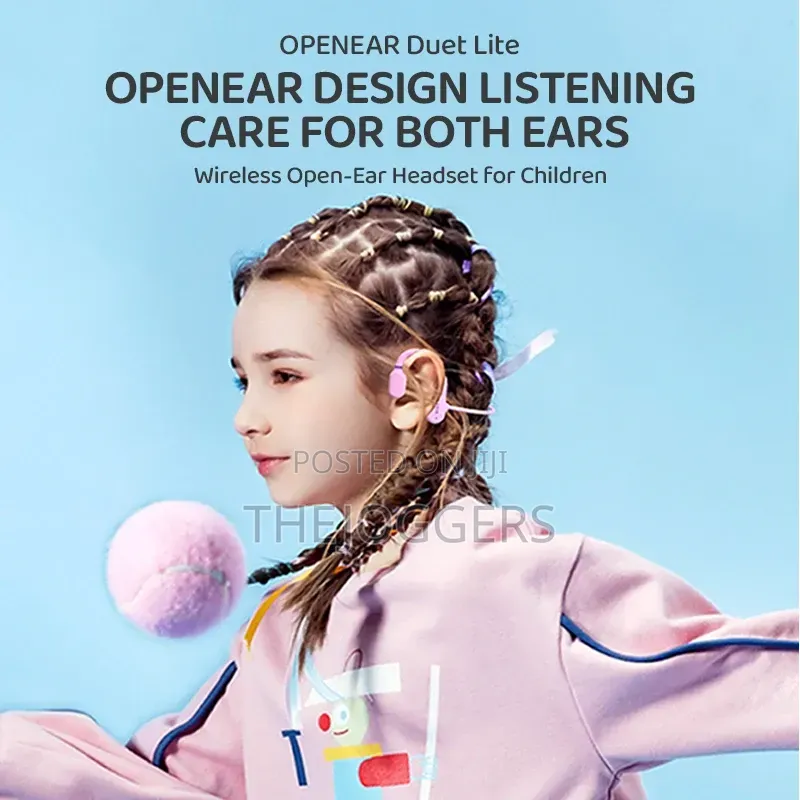 Kids OpenEar Wireless Headphones for Children,BT and IPX4 Water Proof