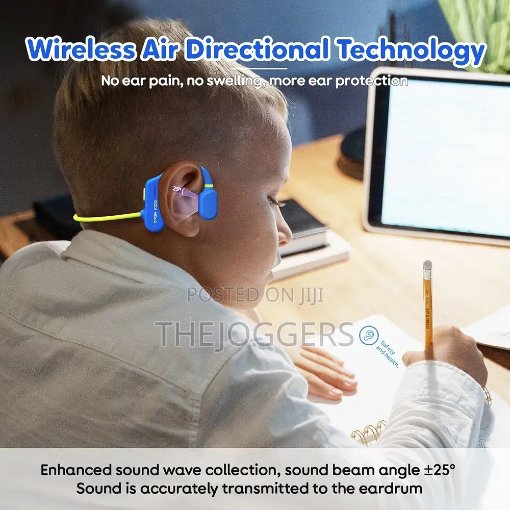 Kids OpenEar Wireless Headphones for Children,BT and IPX4 Water Proof
