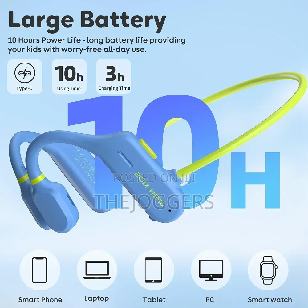 Kids OpenEar Wireless Headphones for Children,BT and IPX4 Water Proof