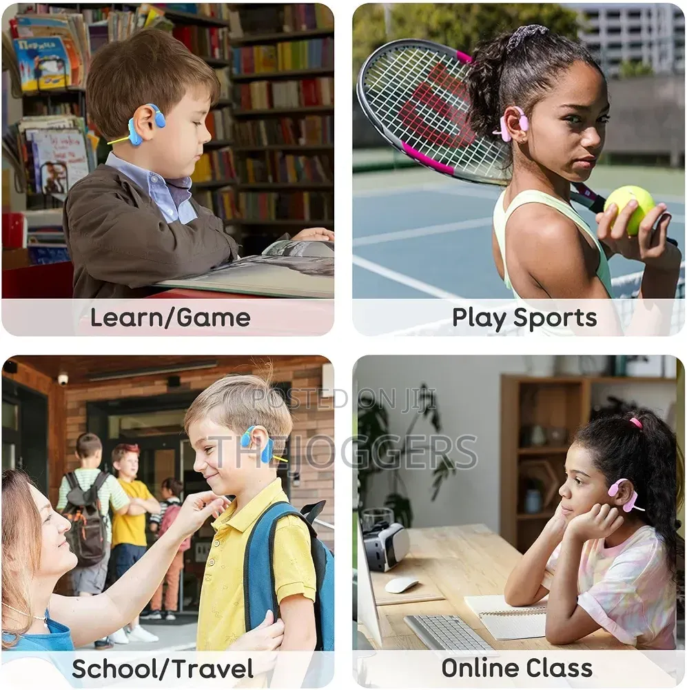 Kids OpenEar Wireless Headphones for Children,BT and IPX4 Water Proof