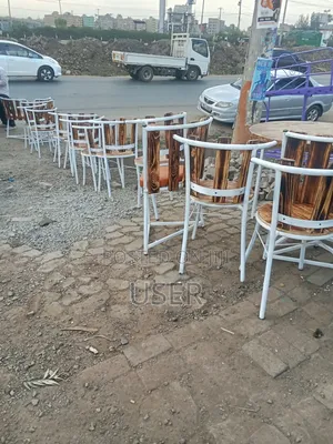 Special D Shape Chair and Table