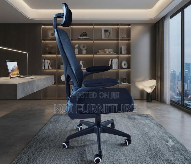 Office Chairs; High Back Orthopedic Executive Office Chair With Mesh - thumbnail 2
