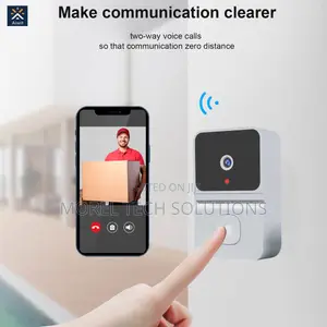 Smart WiFi Doorbell Camera With Ultra-Wide Angle Lens Two-Way Audio
