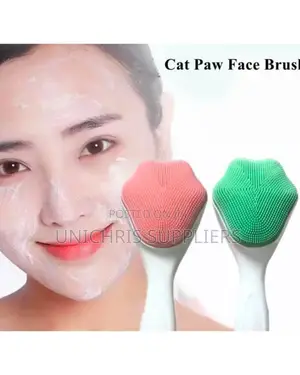 Cat Paw Shape Beauty Cleanser Silicone Face Cleaning Brush