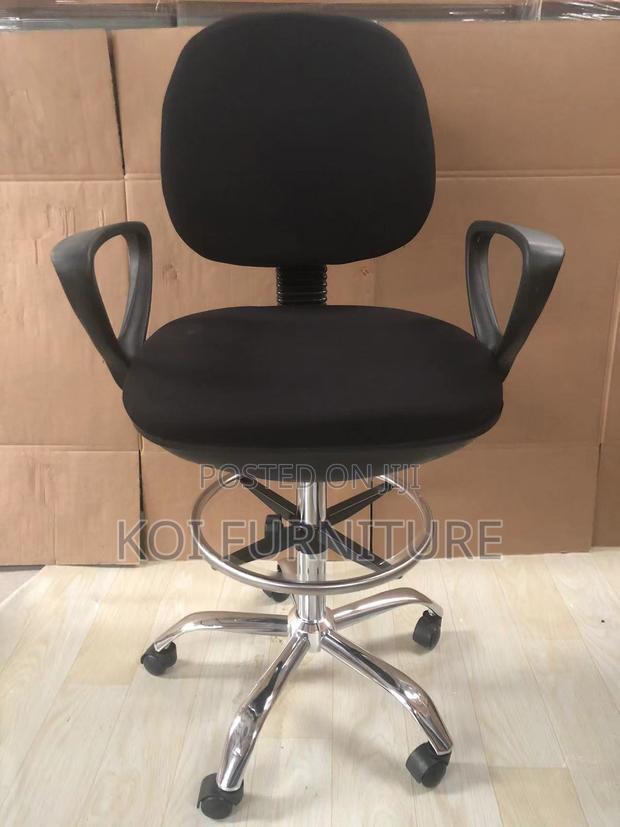 Office Chairs; Mid Back Fabric Office Chair With High Heights - thumbnail 2