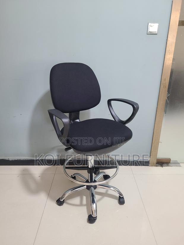 Office Chairs; Mid Back Fabric Office Chair With High Heights - thumbnail 6