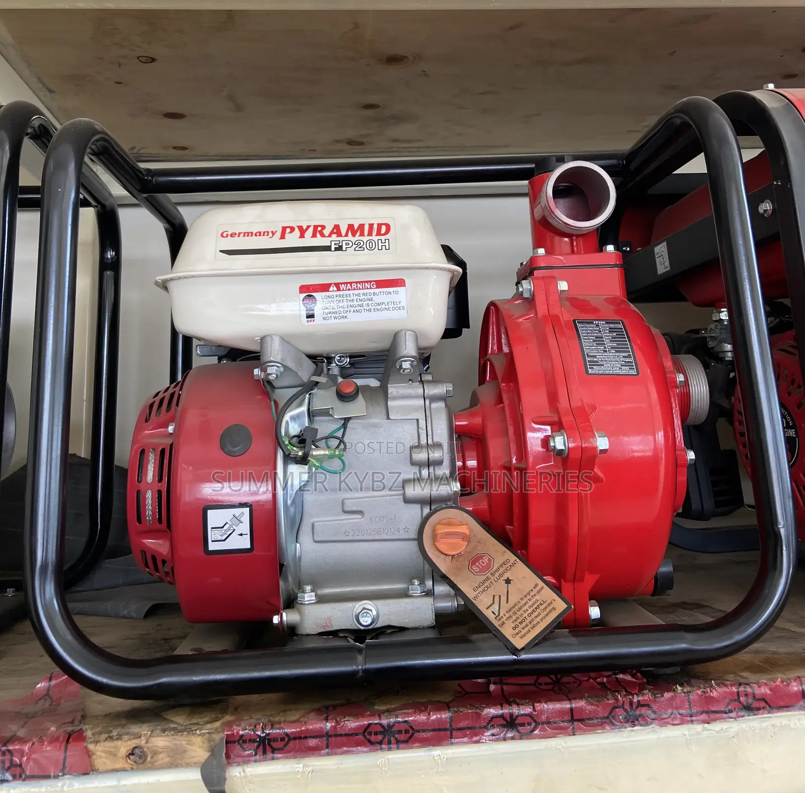 2’ Germany Pyramid Fp20h Gasoline Water Pump