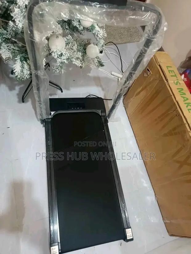 Foldable 2-in-1 Walking Pad Treadmill With Support Handlebar - thumbnail 2