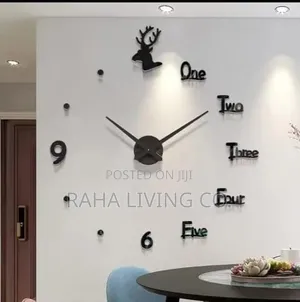 3D Roman Numeral Acrylic Mirror Wall Clock | 120cm | DIY