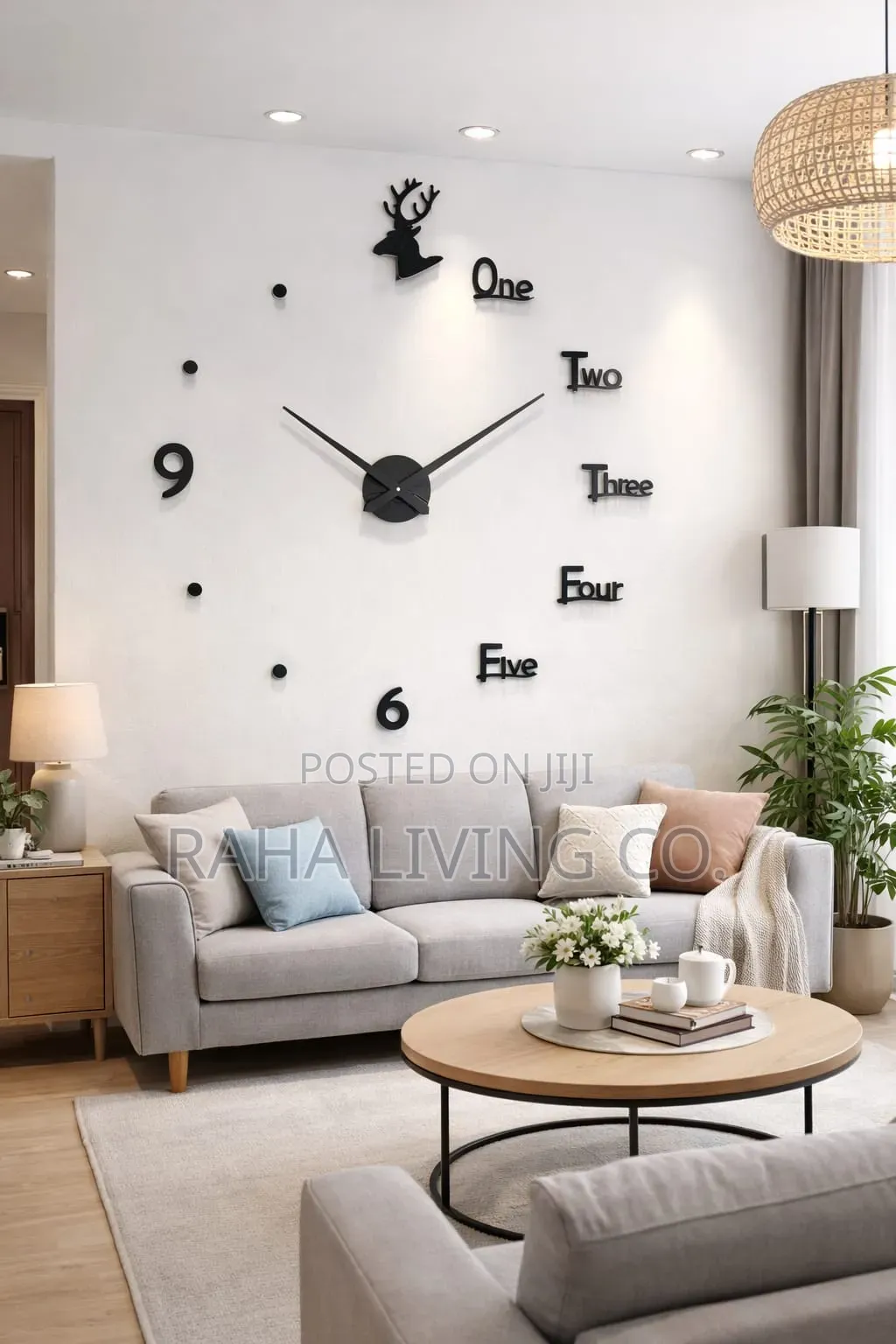 3D Roman Numeral Acrylic Mirror Wall Clock | 120cm | DIY