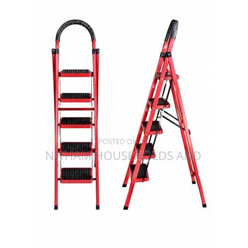 5 Step Steel Ladder - thumbnail 2