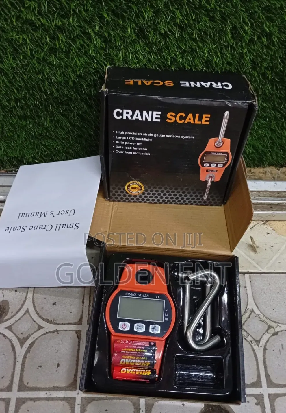 300kg Crane Scale Black/ 300kg Black Crane Scale