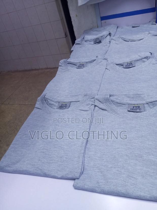Wholesale Grey Imported Round Necks