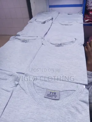 Wholesale Grey Imported Round Necks