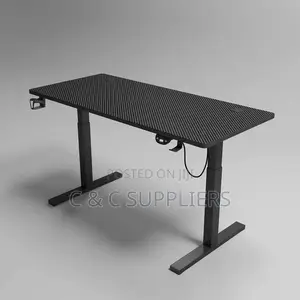 Black Electric Sit Stand Gaming Desk-120cm