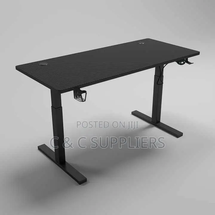 Black Electric Sit Stand Gaming Desk-120cm