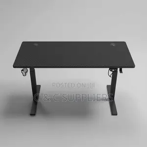 Black Electric Sit Stand Gaming Desk-120cm