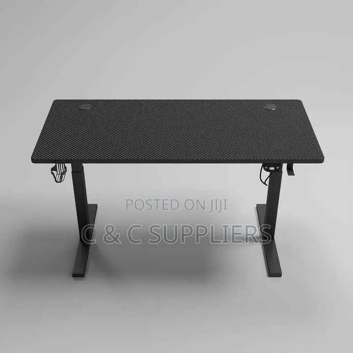 Black Electric Sit Stand Gaming Desk-120cm